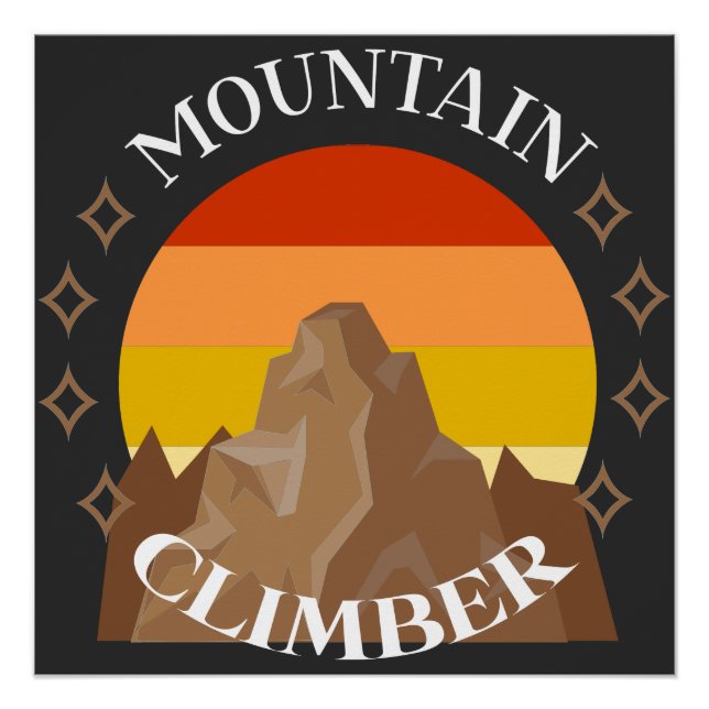 Mountain Climber Sign (Front)