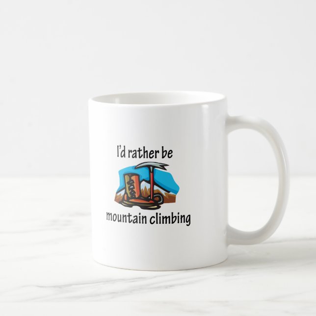 Mountain Climbing Coffee Mug (Right)