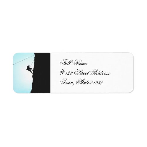 Mountain Climbing Mailing Labels