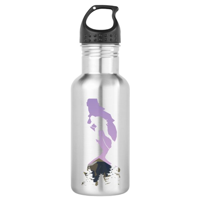 Mountain Climbing Stainless Steel Water Bottle (Front)