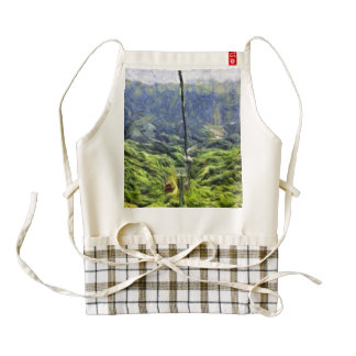 Mountain climbing the easy way zazzle HEART apron