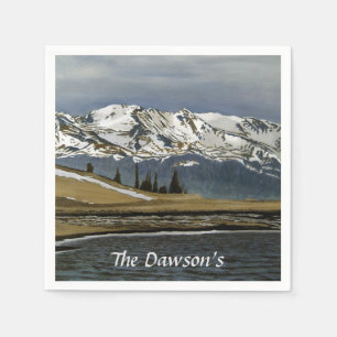 Mountain Colorado Landscape Napkins