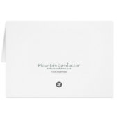 Mountain Conductor Cards (Back Horizontal)