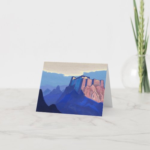 Mountain Convent by Nicholas Roerich Thank You Card