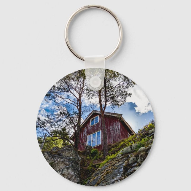 Mountain cottage keychain (Front)