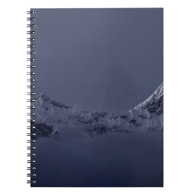 MOUNTAIN COVERED WITH ICE NOTEBOOK (Front)