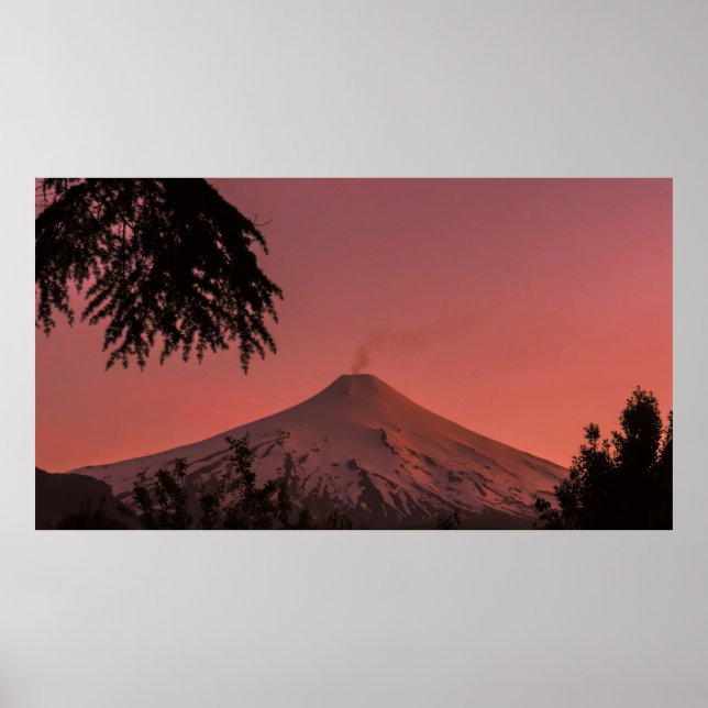 MOUNTAIN COVERED WITH SNOW DURING GOLDEN HOUR POSTER (Front)