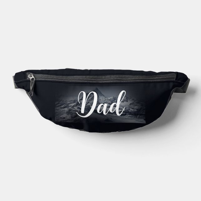 Mountain Dad Adventure Happy Fathers Day 2024  Fanny Pack (Lay Down)