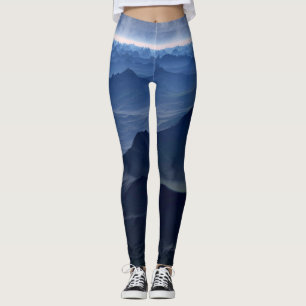 mountain design All-Over-Print Leggings
