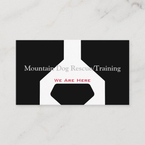 Mountain Dog RescueTraining Business Card