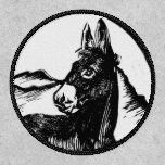 Mountain Donkey Circle Logo Patch