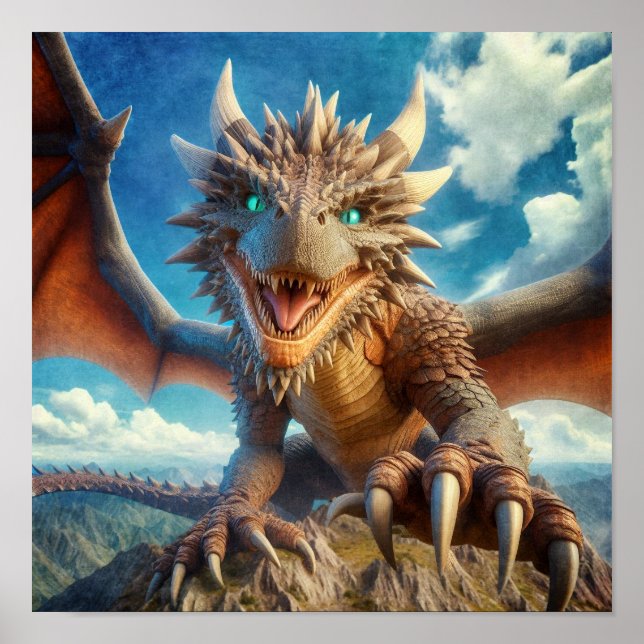 Mountain Dragon Poster (Front)