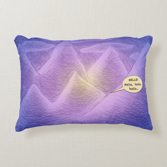 Mountain Dreams 12"x16" Accent Pillow (Front)