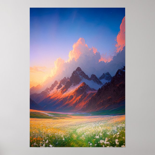 Mountain Dreamscape Poster (Front)