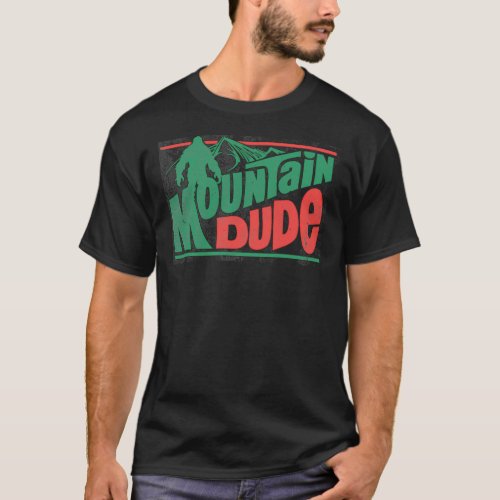 Mountain Dude distressed T_Shirt Essential T_Shir
