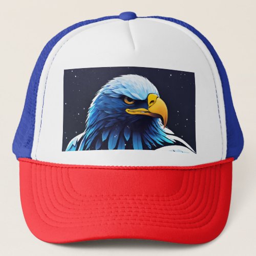 Mountain Eagle Design Hat  Bold and Stylish