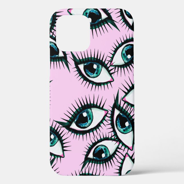 Mountain eye. Abstract icon.  Case-Mate iPhone Case (Back)