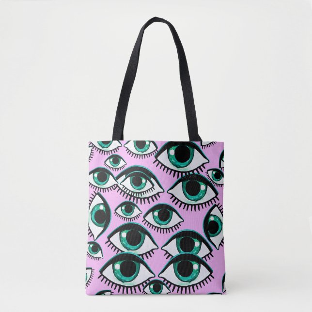 Mountain Eye Abstract Icon Tote Bag (Front)