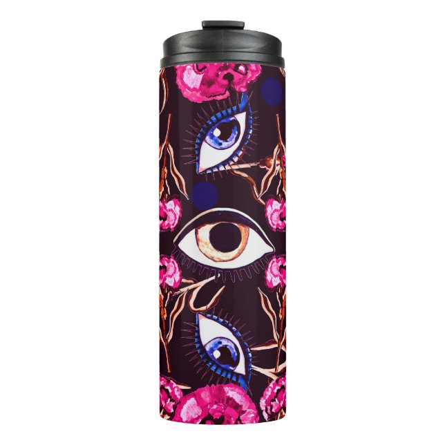 Mountain eye. Abstract pattern Thermal Tumbler (Front)
