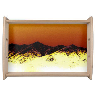 Mountain Fall Serving Tray