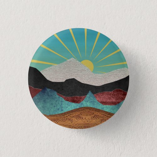 Mountain Fantasy Sunrise Button