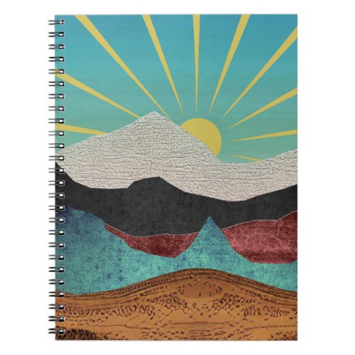 Mountain Fantasy Sunrise Notebook