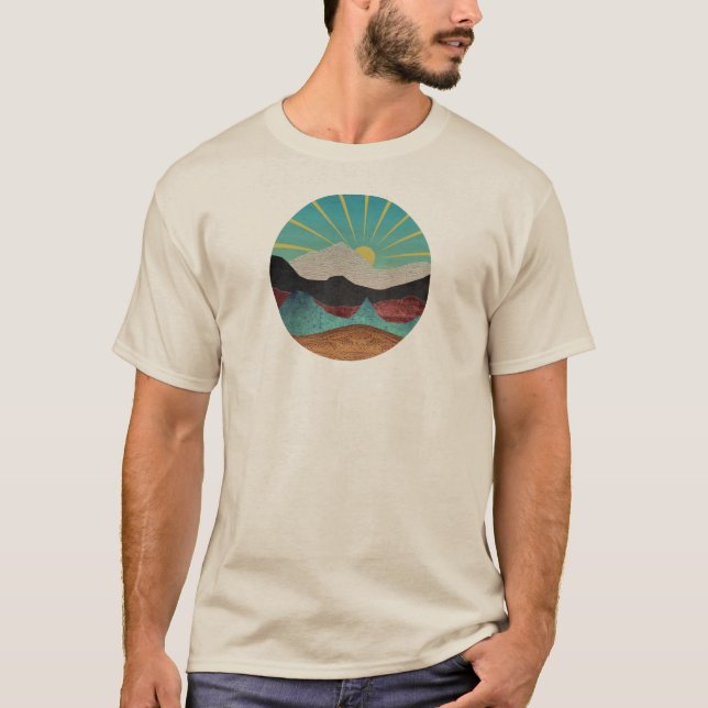 Mountain Fantasy Sunrise T-Shirt (Front)