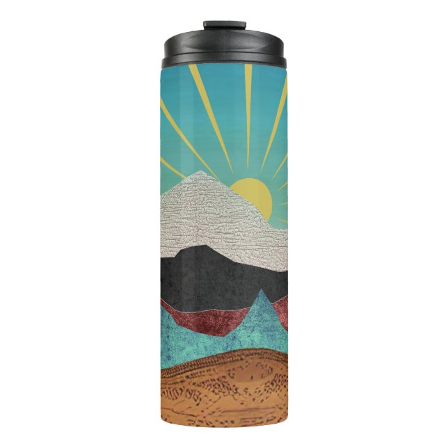 Mountain Fantasy Sunrise Thermal Tumbler (Front)