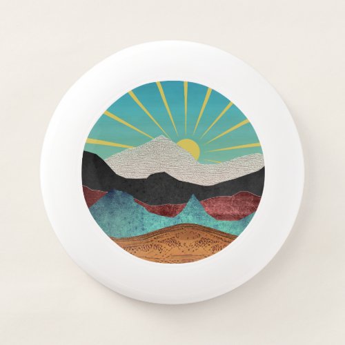 Mountain Fantasy Sunrise Wham_O Frisbee