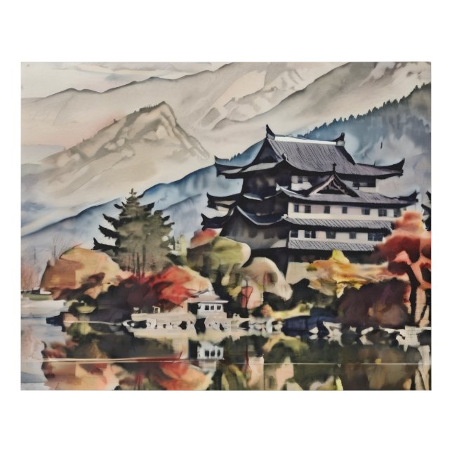 Mountain Fastness Faux Canvas Print (Front)
