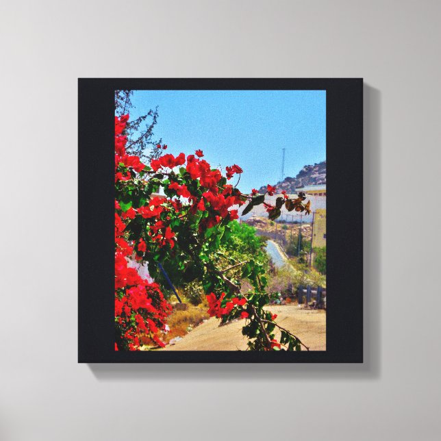 Mountain Flowers Canvas Print (Front)
