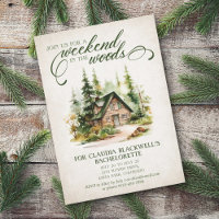 Mountain Forest Bachelorette Weekend Itinerary