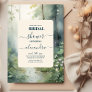 Mountain Forest Elegant Rustic Bridal Shower Invitation
