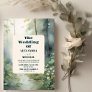 Mountain Forest Elegant Rustic Wedding Invitation