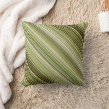 Mountain Forest Green and Brown Stripe and Plaid