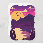 Mountain Forest Landscape (Front/Back)