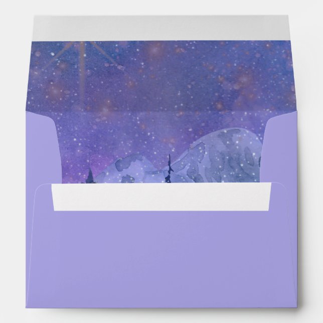 Mountain Forest Paradise Envelope (Back (Bottom))
