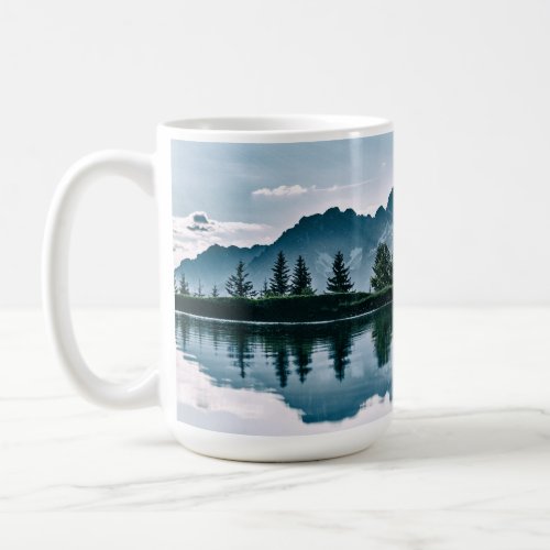 Mountain Forest Reflection Coffee Mug