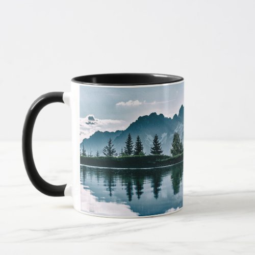 Mountain Forest Reflection Mug