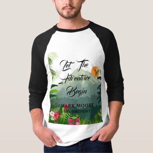 Mountain Forest  Sunset  T_Shirt