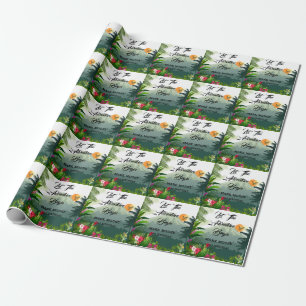 Mountain, Forest & Sunset Wrapping Paper
