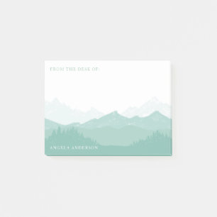 Mountain Forest with Name Large Post-it Notes