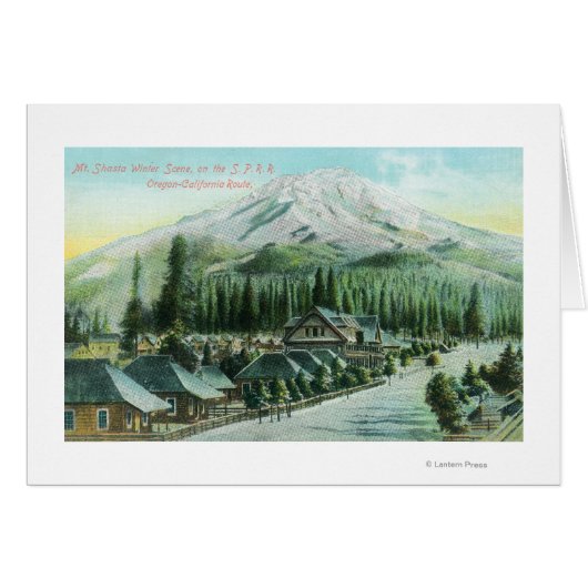 Mountain from Southern Pacific Railroad Cards (Front Horizontal)