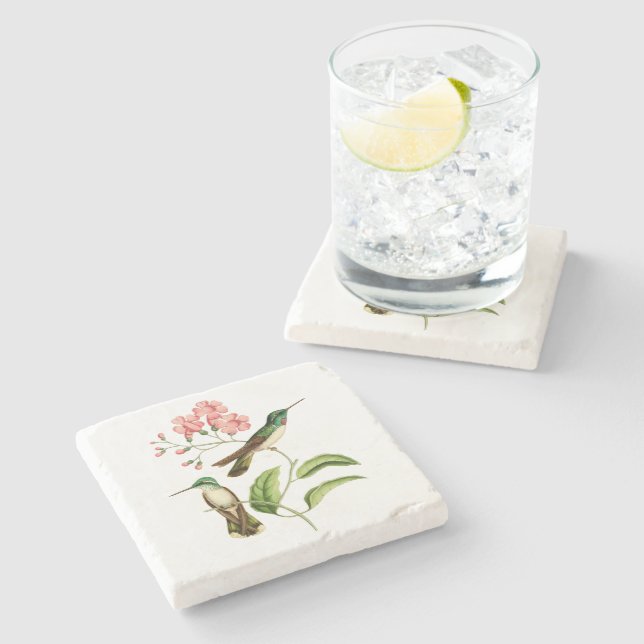 Mountain Gem Hummingbird Stone Coaster (Side)