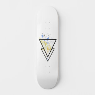 Mountain Geometric Skateboard