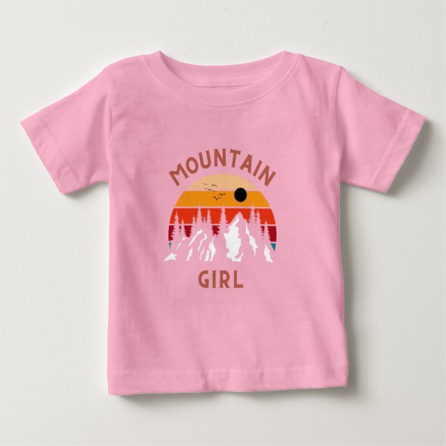 Mountain Girl Baby T-Shirt (Front)