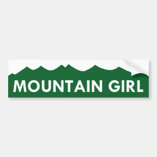 Mountain Girl Bumper Sticker