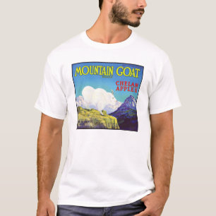 Mountain Goat Apples Vintage Crate Label T-Shirt