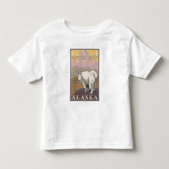 Mountain Goat - Denali National Park, Alaska Toddler T-shirt (Front)
