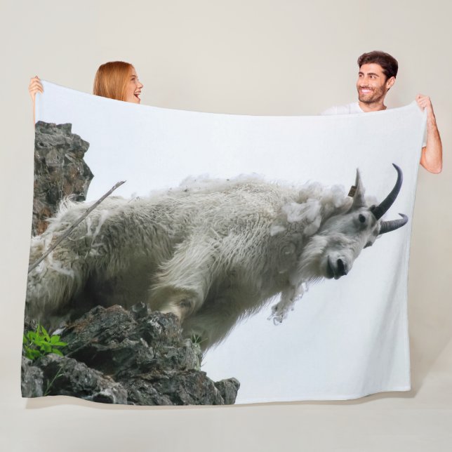 MOUNTAIN GOAT FLEECE BLANKET (In Situ)